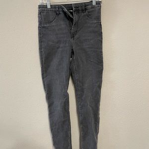 H&M gray super high skinny jeans